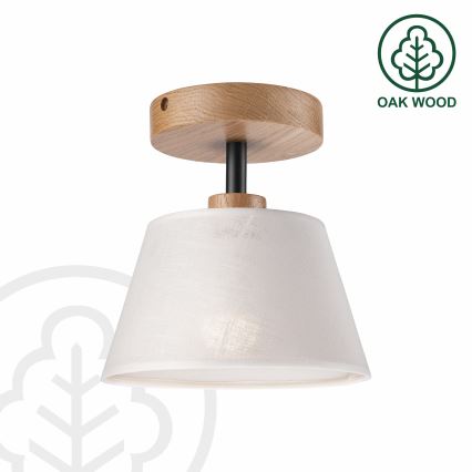 Brilagi - Lampadario a plafone ANTHONY 1xE14/60W/230V quercia/bianco