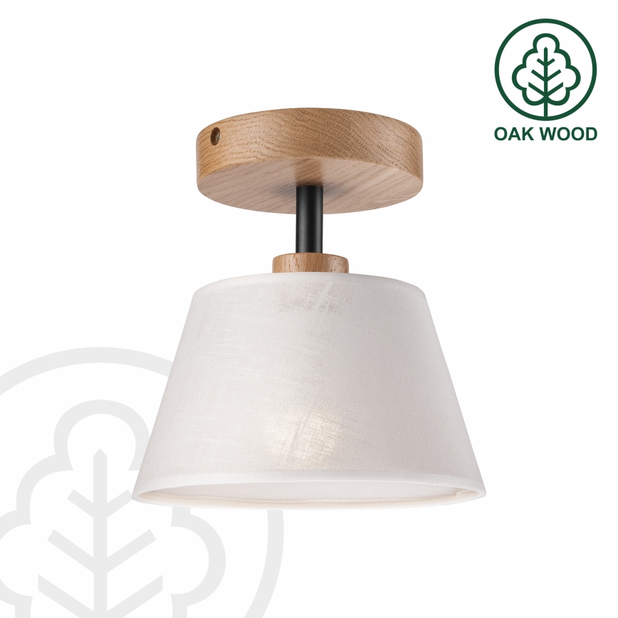 Brilagi - Lampadario a plafone ANTHONY 1xE14/60W/230V quercia/bianco