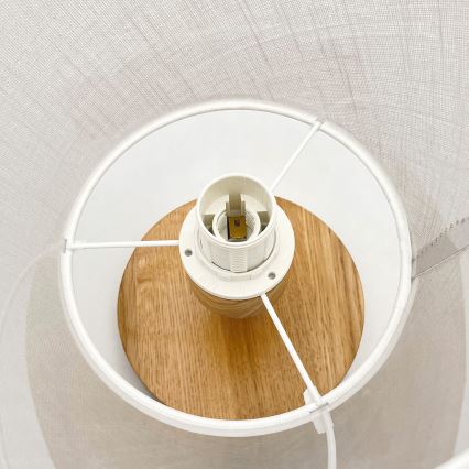Brilagi - Lampadario a plafone ANTHONY 1xE14/60W/230V quercia/bianco