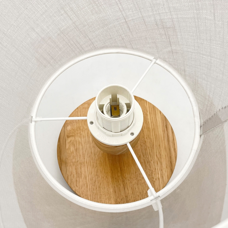 Brilagi - Lampadario a plafone ANTHONY 1xE14/60W/230V quercia/bianco