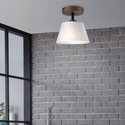 Brilagi - Lampadario a plafone ANTHONY 1xE14/60W/230V quercia/bianco