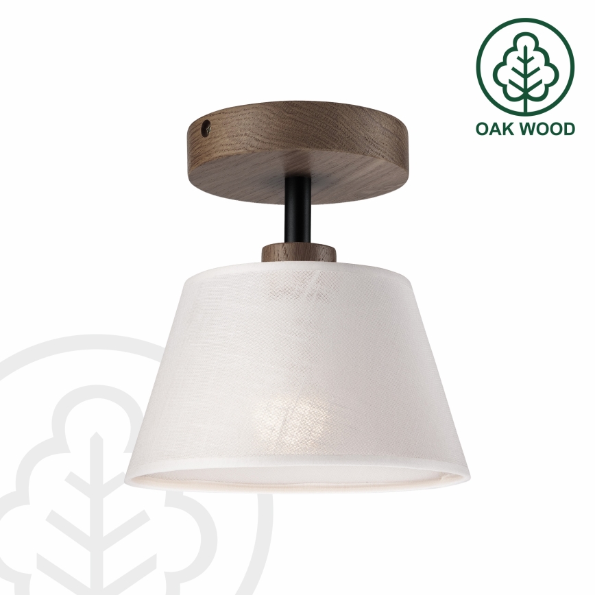 Brilagi - Lampadario a plafone ANTHONY 1xE14/60W/230V quercia/bianco