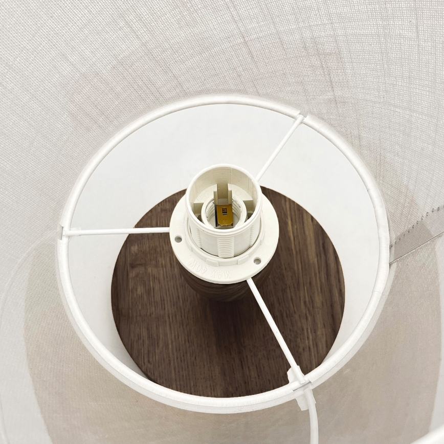 Brilagi - Lampadario a plafone ANTHONY 1xE14/60W/230V quercia/bianco