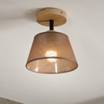 Brilagi - Lampadario a plafone ANTHONY 1xE14/60W/230V quercia/marrone