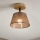 Brilagi - Lampadario a plafone ANTHONY 1xE14/60W/230V quercia/marrone