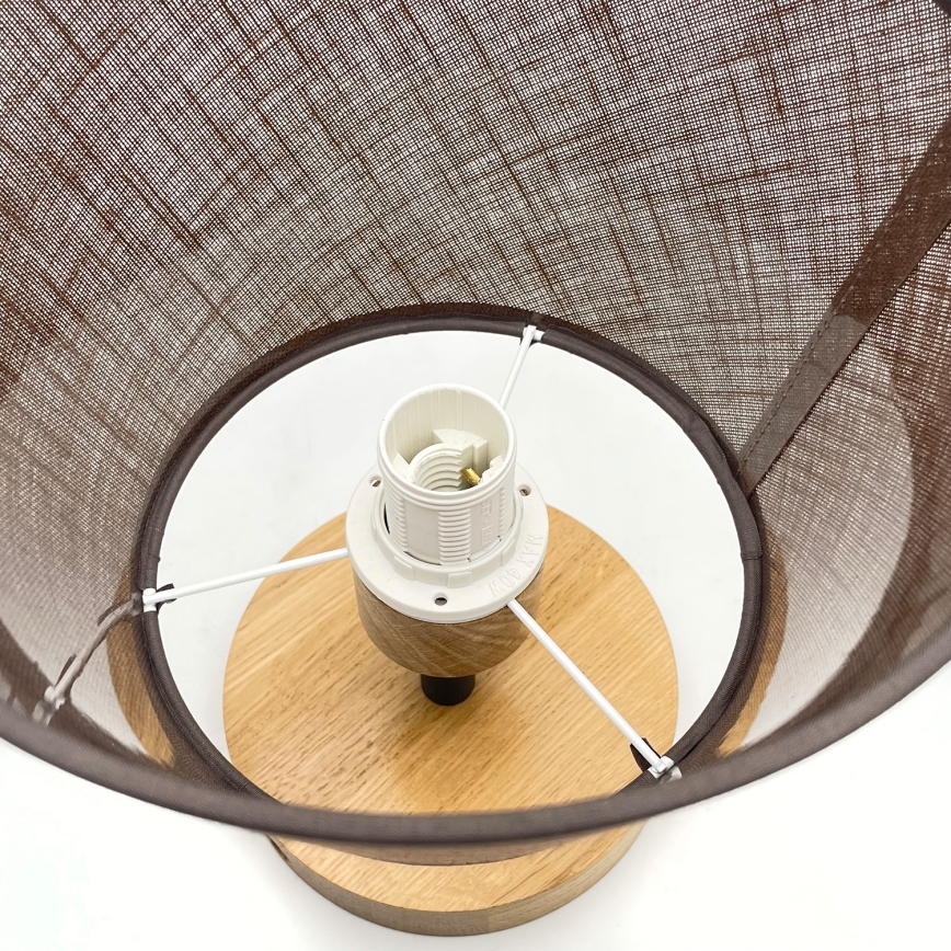 Brilagi - Lampadario a plafone ANTHONY 1xE14/60W/230V quercia/marrone