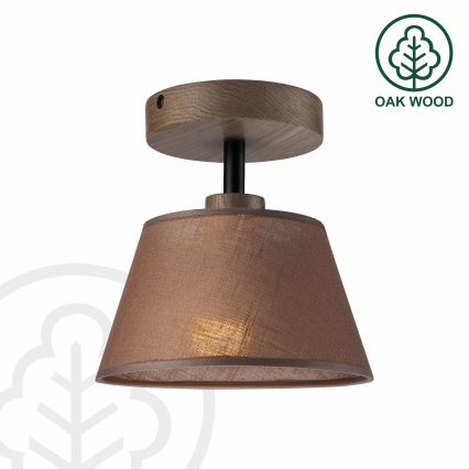Brilagi - Lampadario a plafone ANTHONY 1xE14/60W/230V quercia/marrone