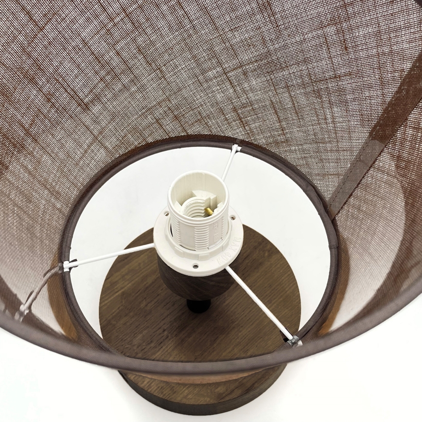 Brilagi - Lampadario a plafone ANTHONY 1xE14/60W/230V quercia/marrone