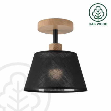 Brilagi - Lampadario a plafone ANTHONY 1xE14/60W/230V quercia/nero