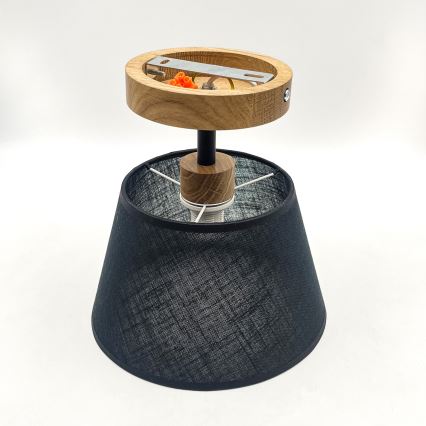 Brilagi - Lampadario a plafone ANTHONY 1xE14/60W/230V quercia/nero