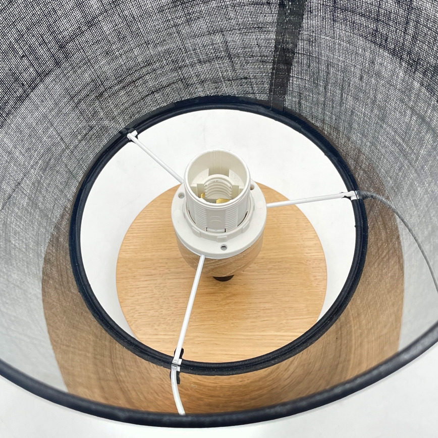 Brilagi - Lampadario a plafone ANTHONY 1xE14/60W/230V quercia/nero