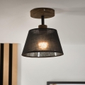 Brilagi - Lampadario a plafone ANTHONY 1xE14/60W/230V quercia/nero