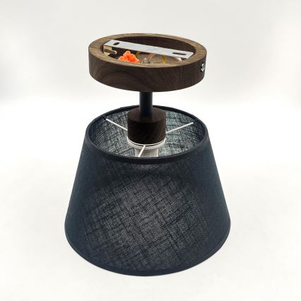 Brilagi - Lampadario a plafone ANTHONY 1xE14/60W/230V quercia/nero