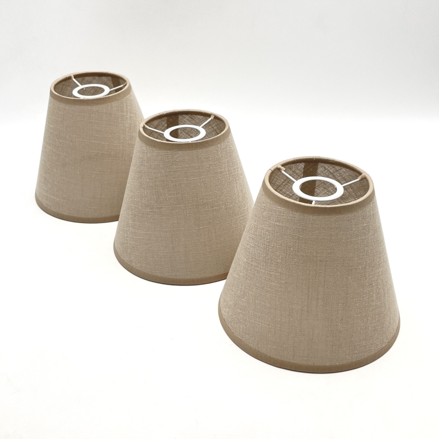 Brilagi - Lampadario a plafone ANTHONY 3xE14/40W/230V quercia/beige