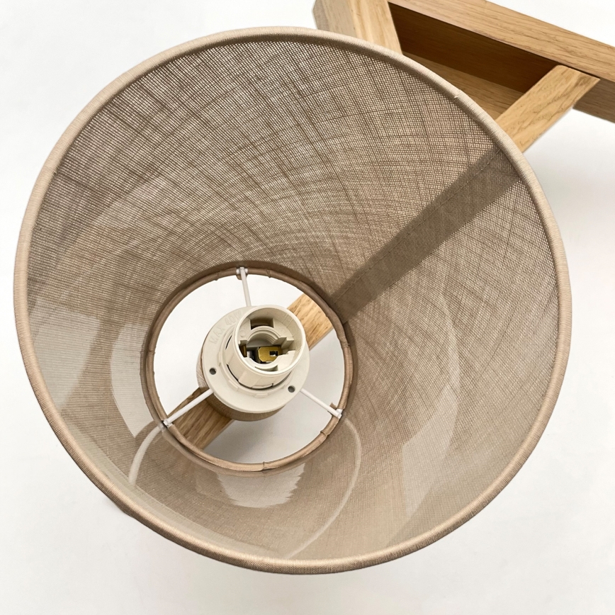 Brilagi - Lampadario a plafone ANTHONY 3xE14/40W/230V quercia/beige