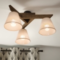 Brilagi - Lampadario a plafone ANTHONY 3xE14/40W/230V quercia/beige