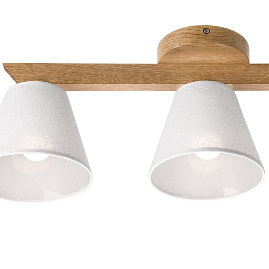 Brilagi - Lampadario a plafone ANTHONY 3xE14/40W/230V quercia/bianco
