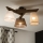 Brilagi - Lampadario a plafone ANTHONY 3xE14/40W/230V quercia