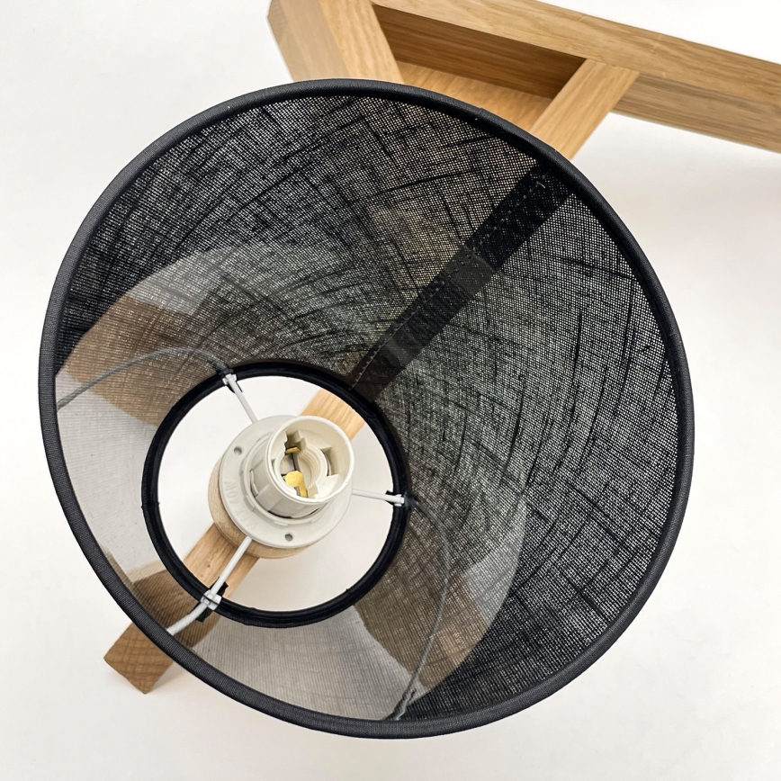 Brilagi - Lampadario a plafone ANTHONY 3xE14/40W/230V quercia/nero