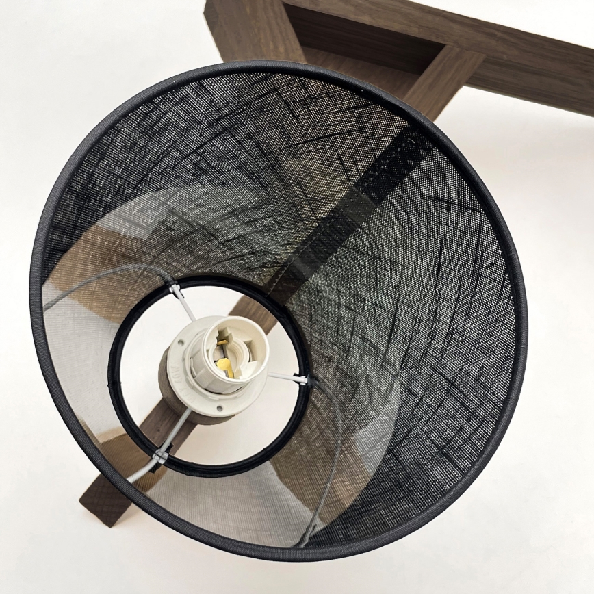 Brilagi - Lampadario a plafone ANTHONY 3xE14/40W/230V quercia/nero
