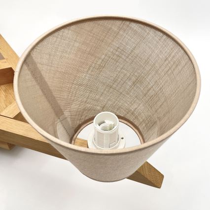 Brilagi - Lampadario a plafone ANTHONY 5xE14/40W/230V quercia