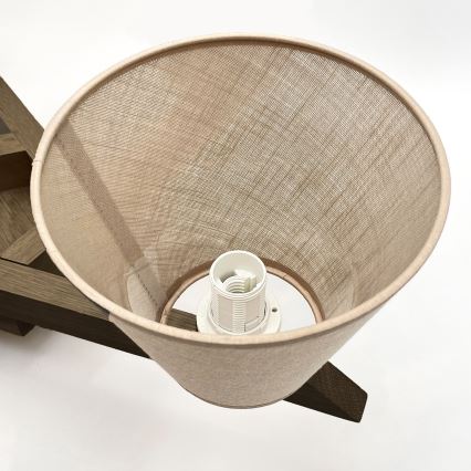 Brilagi - Lampadario a plafone ANTHONY 5xE14/40W/230V quercia