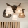 Brilagi - Lampadario a plafone ANTHONY 5xE14/40W/230V quercia