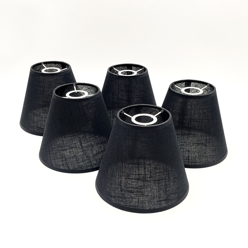 Brilagi - Lampadario a plafone ANTHONY 5xE14/40W/230V quercia/nero