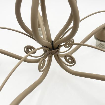 BRILAGI - Lampadario a plafone ANTICO MODERN 5xE27/60W/230V beige