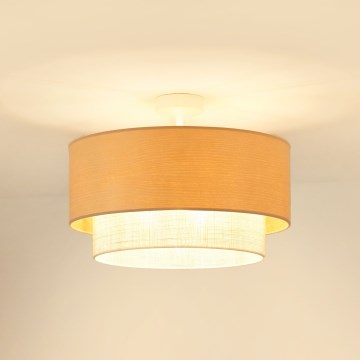 Brilagi - Lampadario a plafone ARIZONA BOHO 1xE27/15W/230V diametro 45 cm color crema/beige