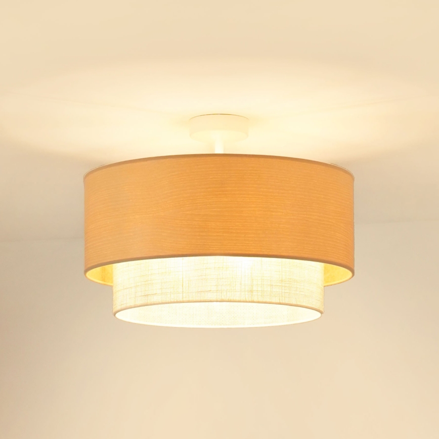 Brilagi - Lampadario a plafone ARIZONA BOHO 1xE27/15W/230V diametro 45 cm color crema/beige