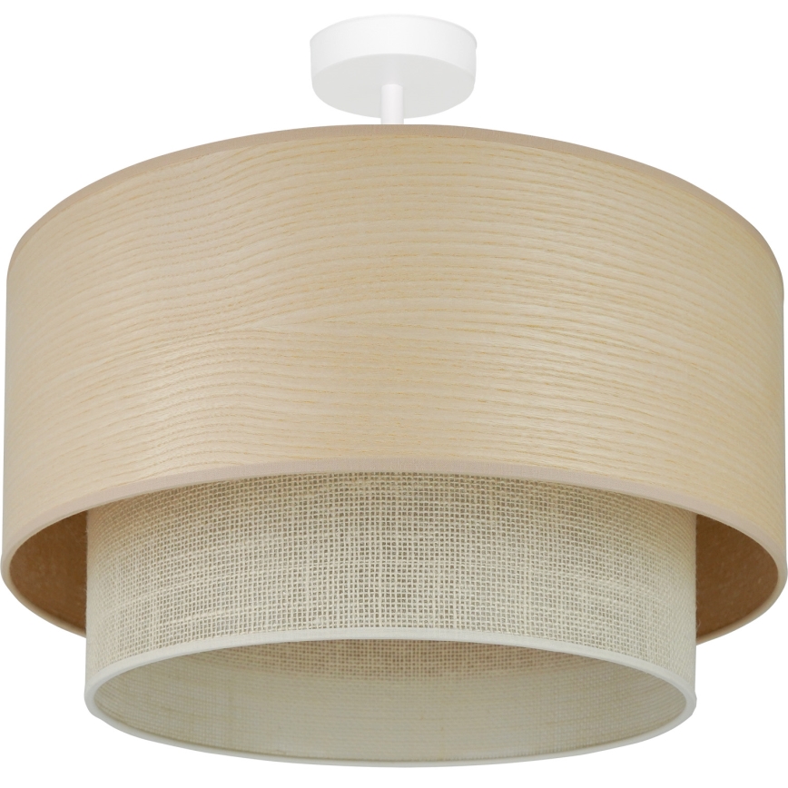 Brilagi - Lampadario a plafone ARIZONA BOHO 1xE27/15W/230V diametro 45 cm color crema/beige