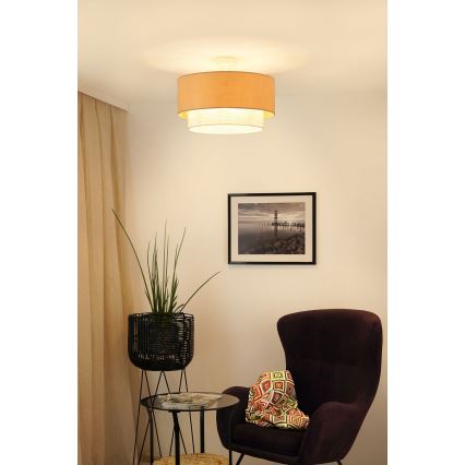 Brilagi - Lampadario a plafone ARIZONA BOHO 1xE27/15W/230V diametro 45 cm color crema/beige