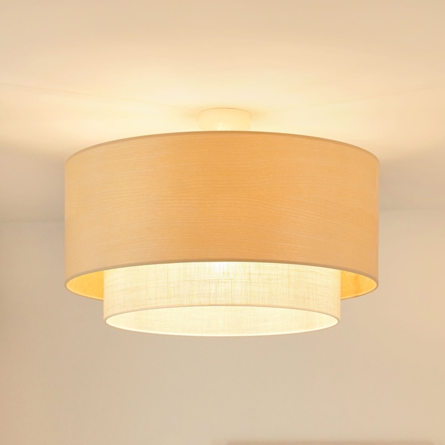 Brilagi - Lampadario a plafone ARIZONA BOHO 1xE27/15W/230V diametro 60 cm beige