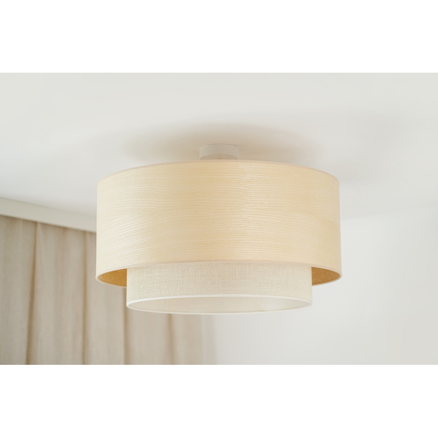 Brilagi - Lampadario a plafone ARIZONA BOHO 1xE27/15W/230V diametro 60 cm beige