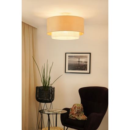 Brilagi - Lampadario a plafone ARIZONA BOHO 1xE27/15W/230V diametro 60 cm beige