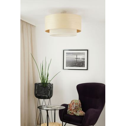 Brilagi - Lampadario a plafone ARIZONA BOHO 1xE27/15W/230V diametro 60 cm beige