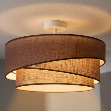 Brilagi - Lampadario a plafone ARROW 1xE27/60W/230V Ø 45 cm marrone
