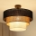 Brilagi - Lampadario a plafone ASPEN LUNETA 1xE27/15W/230V diametro 45 cm nero/beige/color crema