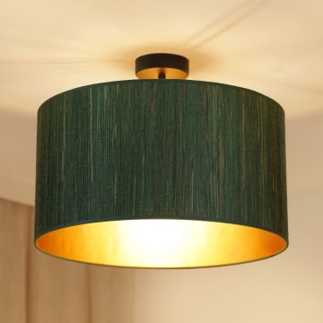 Brilagi - Lampadario a plafone BOSTON ROLLER 1xE27/15W/230V diametro 45 cm paglia verde/oro