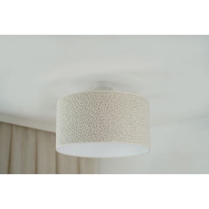 Brilagi - Lampadario a plafone BOUCLE ROLLER 1xE27/15W/230V diametro 45 cm color crema