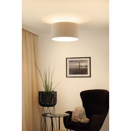 Brilagi - Lampadario a plafone BOUCLE ROLLER 1xE27/15W/230V diametro 45 cm color crema