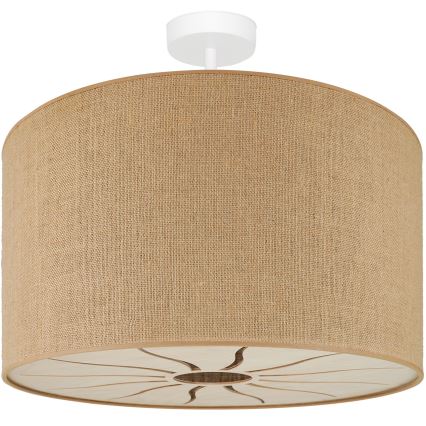 Brilagi - Lampadario a plafone COUNTRY ROLLER 1xE27/15W/230V diametro 45 cm beige