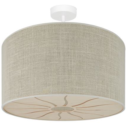 Brilagi - Lampadario a plafone COUNTRY ROLLER 1xE27/15W/230V diametro 45 cm color crema