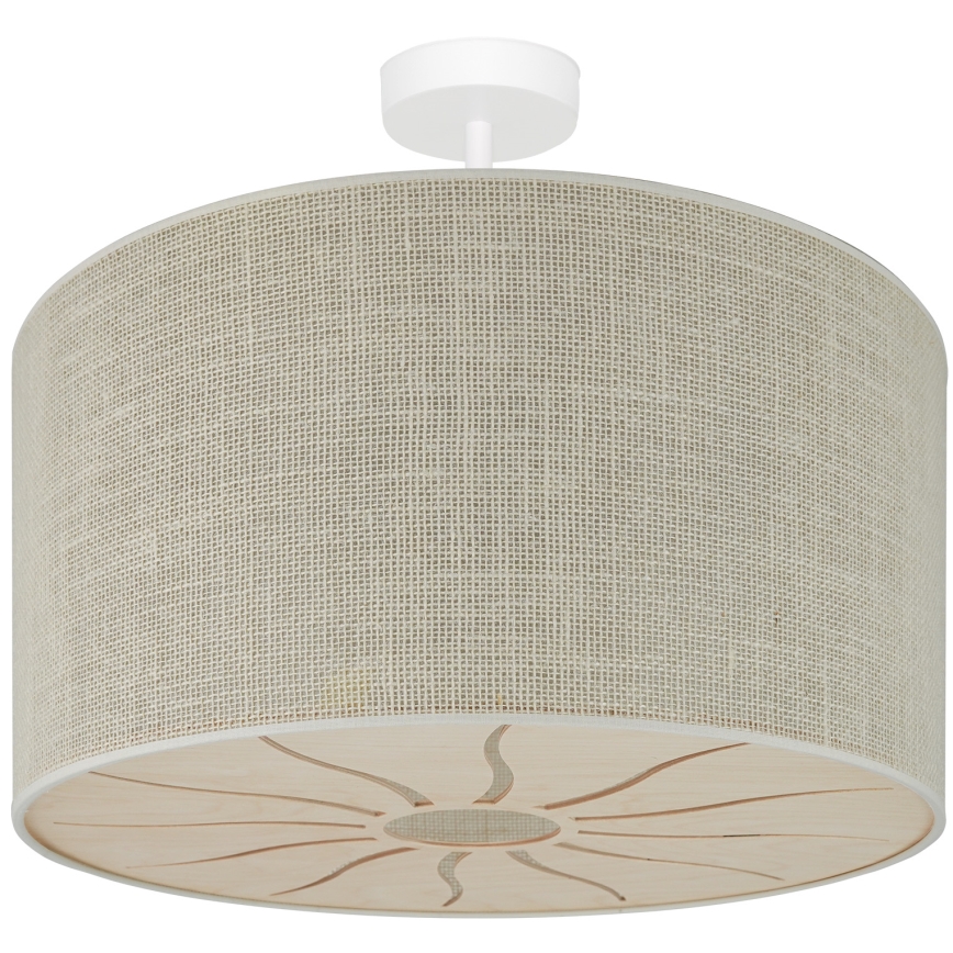 Brilagi - Lampadario a plafone COUNTRY ROLLER 1xE27/15W/230V diametro 45 cm color crema