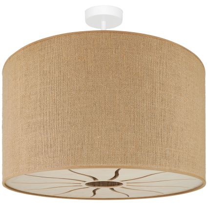 Brilagi - Lampadario a plafone COUNTRY ROLLER 1xE27/15W/230V diametro 50 cm beige