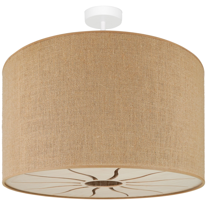 Brilagi - Lampadario a plafone COUNTRY ROLLER 1xE27/15W/230V diametro 50 cm beige