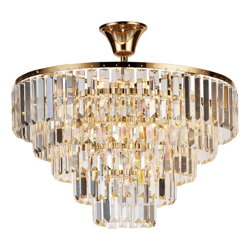 Brilagi - Lampadario a plafone CRYSTAL 5xE14/40W/230V oro