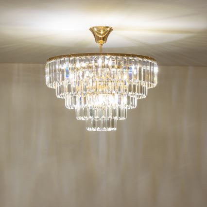 Brilagi - Lampadario a plafone CRYSTAL 5xE14/40W/230V oro