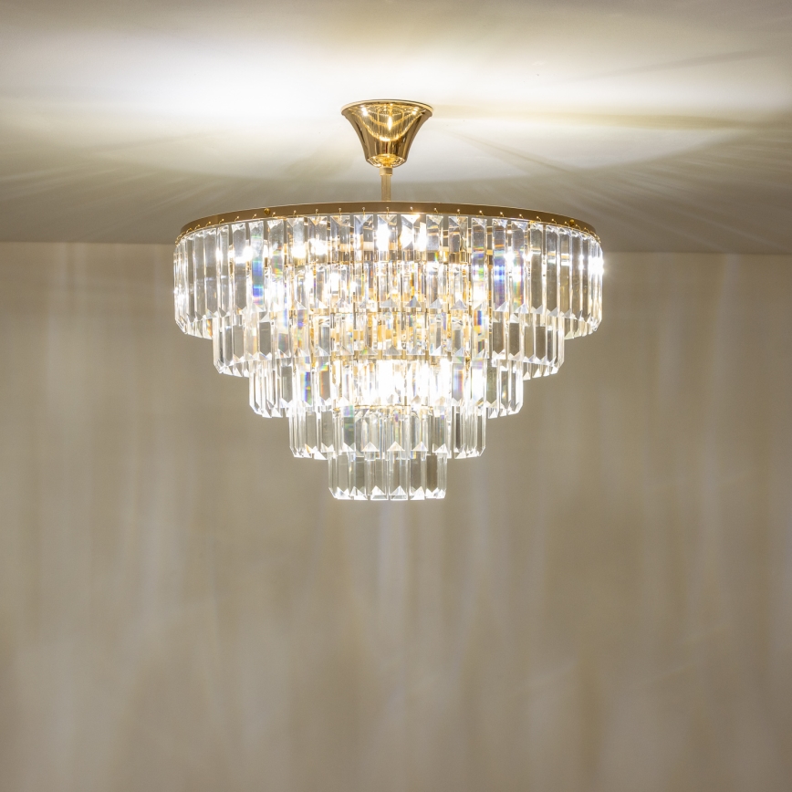 Brilagi - Lampadario a plafone CRYSTAL 5xE14/40W/230V oro